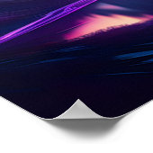 Kosmische wildernis, Sterrennacht in de vallei Poster (Hoek)