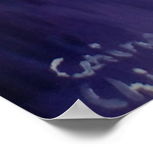 Kosmische wintersoulmaten poster (Hoek)