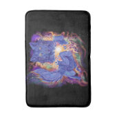 kosmische Wolf Badmat (Voorkant Verticaal)