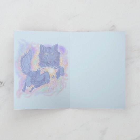 Kosmische Wolf Kaart (Binnen)