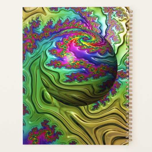 kosmische wolkenstorm planner (Achterkant)