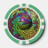 kosmische wolkenstorm poker chips (Voorkant)