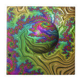 kosmische wolkenstorm tegeltje (Voorkant)