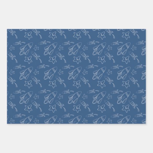 Kosmische wonderen inpakpapier vel (Voorkant 3)