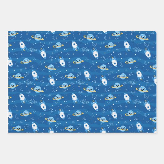 Kosmische wonderen inpakpapier vel (Voorkant 2)