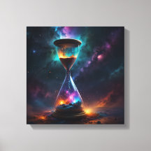 Kosmische zandlopers met sprankelende korrels