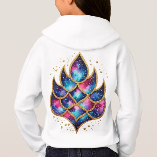 kosmische zeemeerminstaart (Achterkant)