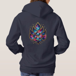 kosmische zeemeerminstaart hoodie