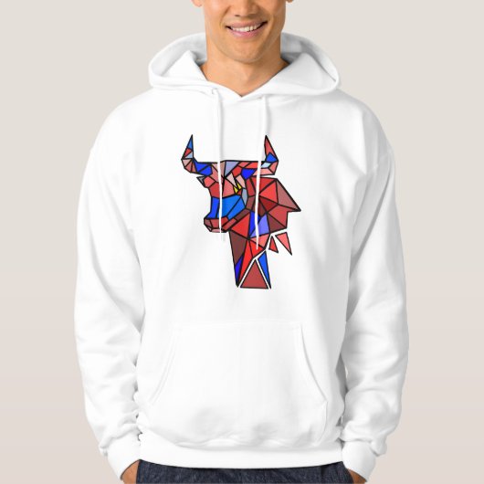 Kosmische Zodiac Geometrie Hoodie (Voorkant)