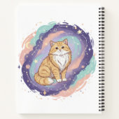 Kosmische Zodiacus Kat Notitieboek (Achterkant)