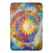 kosmische zon badmat (Voorkant Verticaal)