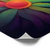 Kosmische zon: een psychedelisch tapijt poster (Hoek)