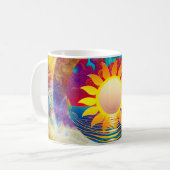 Kosmische Zon Koffiemok (Voorkant links)
