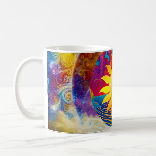 Kosmische Zon Koffiemok (Links)