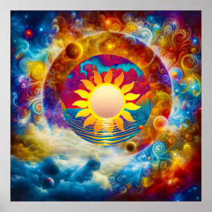 Kosmische Zon Poster