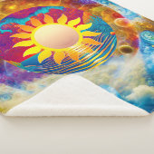 kosmische zon sherpa deken (3/4)