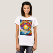 kosmische zon t-shirt (Voorkant volledig)