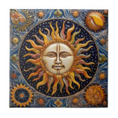 kosmische zon tegeltje (Voorkant)