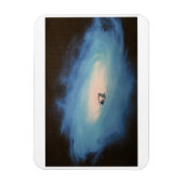 Kosmische zwemmer koelkastmagneet magneet (Verticaal)