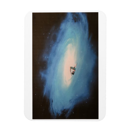 Kosmische zwemmer koelkastmagneet magneet (Verticaal)