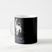 kosmische zwerver koffiemok (Voorkant links)