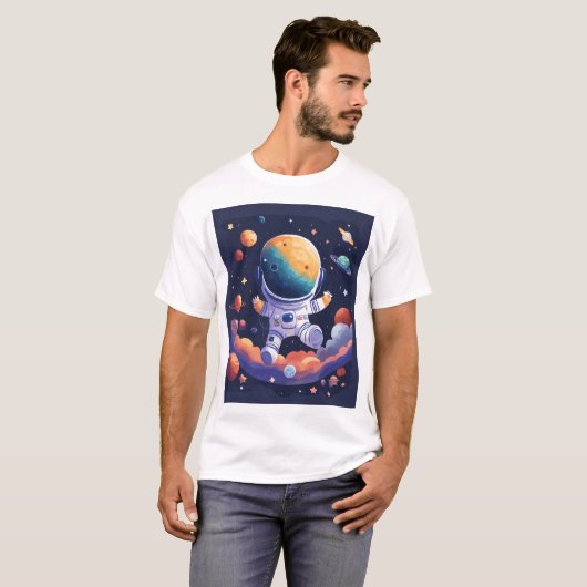 kosmische zwerver t-shirt (Voorkant volledig)