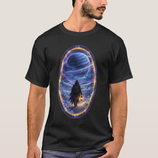Kosmische Zwerver T-shirt (Voorkant)
