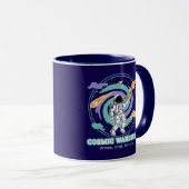 Kosmische Zwervers Ruimtevaarder Telescoop Mok (Voorkant rechts)