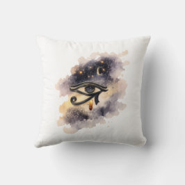 Kosmisches Horusauge Egyptische Mythologie Decor Kussen