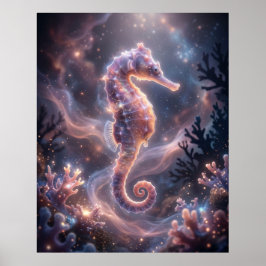 Kosmisches Zeepaardnevelrif Poster