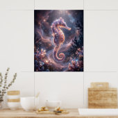 Kosmisches Zeepaardnevelrif Poster (Keuken)