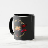 Kosmiske Libel • Galaxy Vleugels & Nevelsporen Mok (Voorkant links)