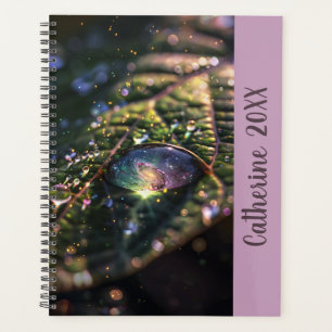 Kosmiske ruimte elegante vrouwelijke botanische na planner