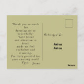 Kosmoloog briefkaart (Achterkant)