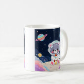 Kosmonaut Beer Knuffel Cosmic Cuddle Koffiemok (Voorkant rechts)