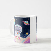 Kosmonaut Beer Knuffel Cosmic Cuddle Koffiemok (Voorkant links)