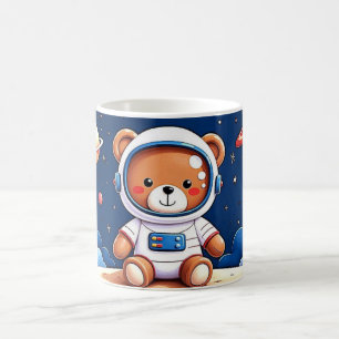 Kosmonaut Knuffelbeer Dromen Koffiemok