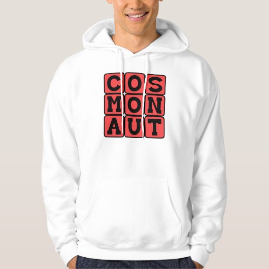 Kosmonaut, Sovjet Astronaut Hoodie (Voorkant)