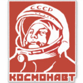 KOSMONAUT STICKER (Voorkant)