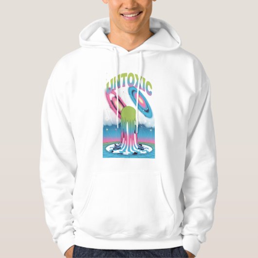 Kosmonautische Tentakelreis Hoodie (Voorkant)