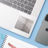 kosmopolitische kelderspin sticker (Laptop met iPhone)