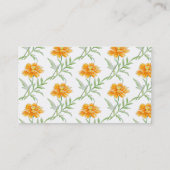 Kosmos aster boer / bloementeler visitekaartjes (Achterkant)