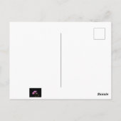 Kosmos bij nacht briefkaart (Achterkant)