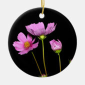 Kosmos bij nacht keramisch ornament (Voorkant)