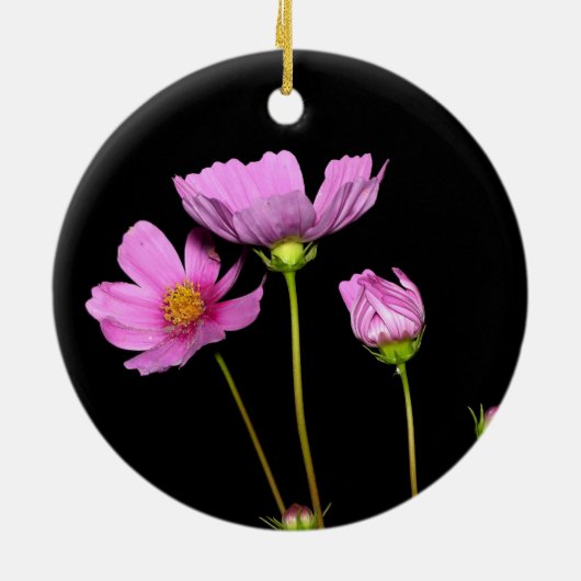 Kosmos bij nacht keramisch ornament (Achterkant)