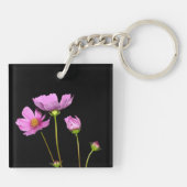 Kosmos bij nacht sleutelhanger (Achterkant)