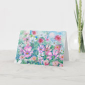 "Kosmos" Blank Notecard Bedankkaart (Voorkant)