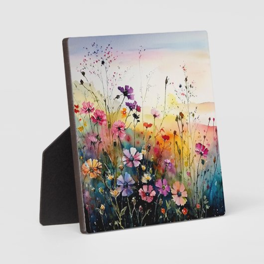 Kosmos bloeit van dichtbij fotoplaat (Voorkant)