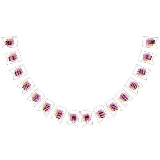 Kosmos Bloem Gele Verf Splash 60 & Nog Sexy Vlaggetjes (Alle)