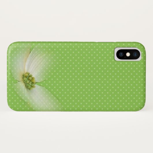 Kosmos bloem op poolstippen Case-Mate iPhone case (Achterkant (horizontaal))